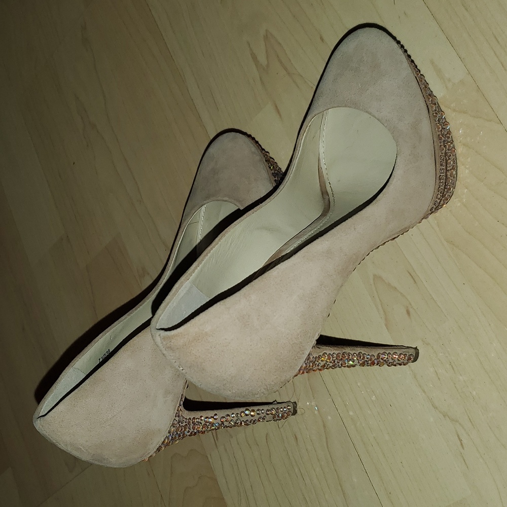 Brian Atwood Crystal Embellished Pumps Size 7.5